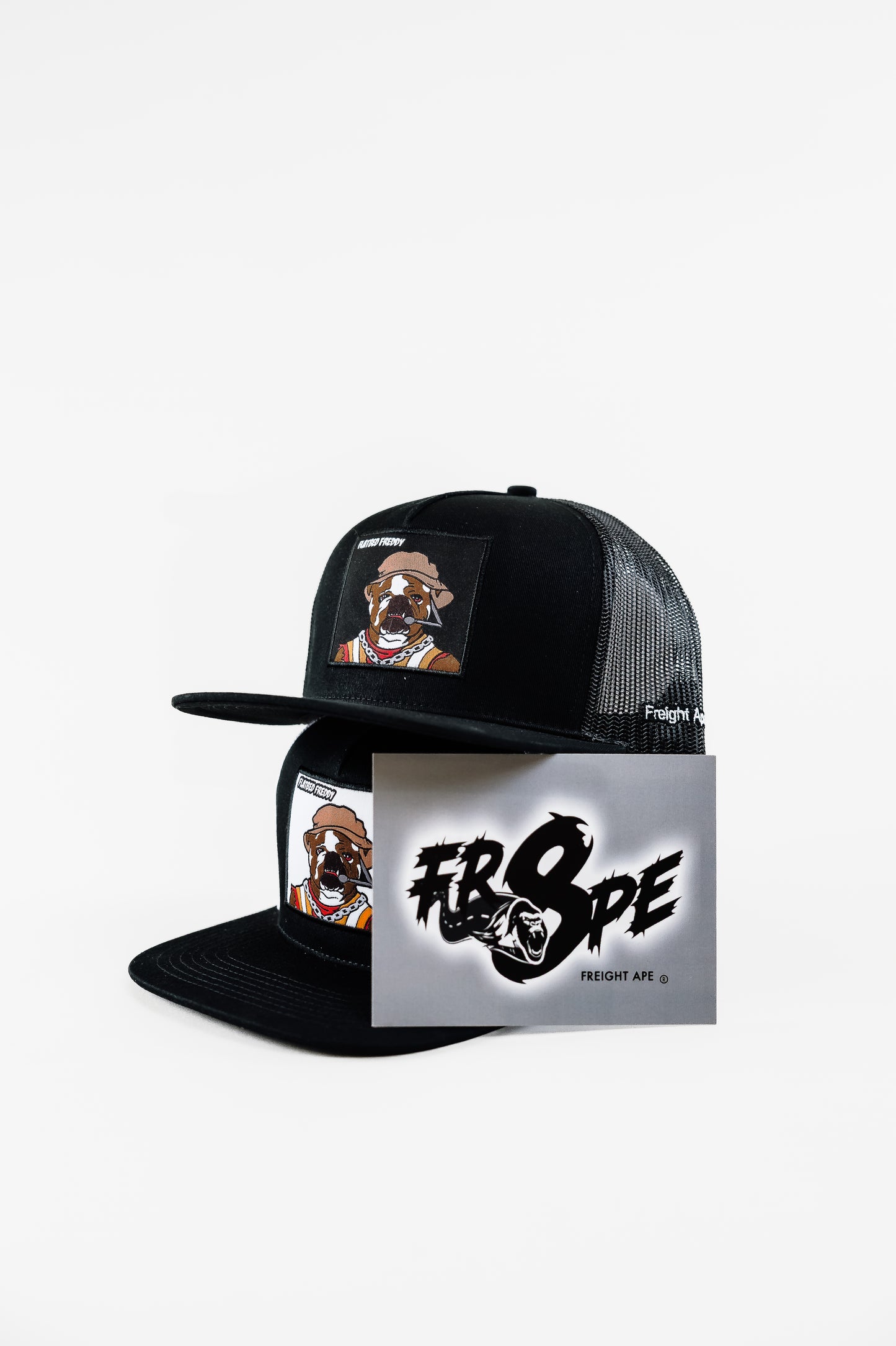 Black Flatbed Freddy Id Cap