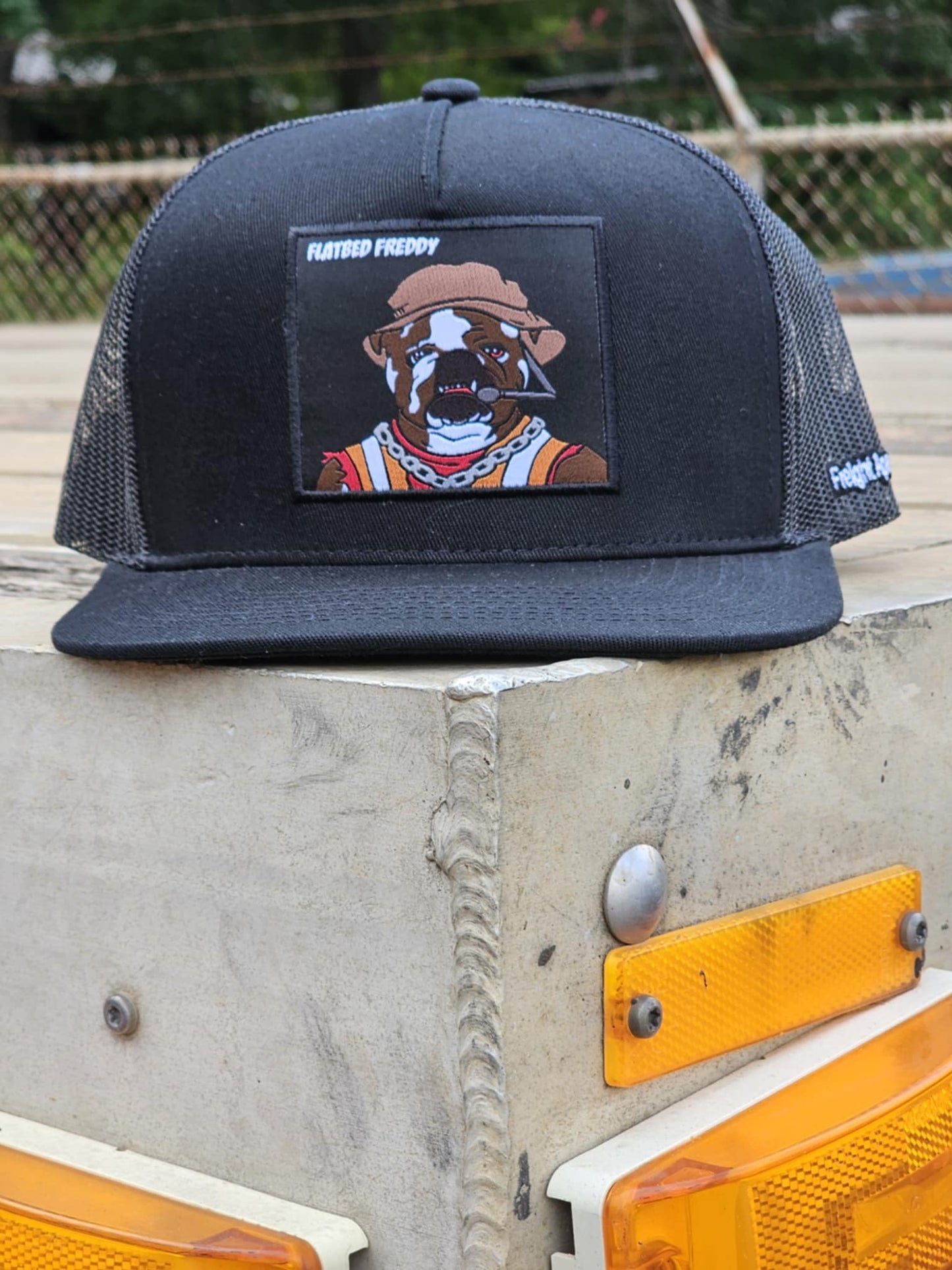 Black Flatbed Freddy Cap